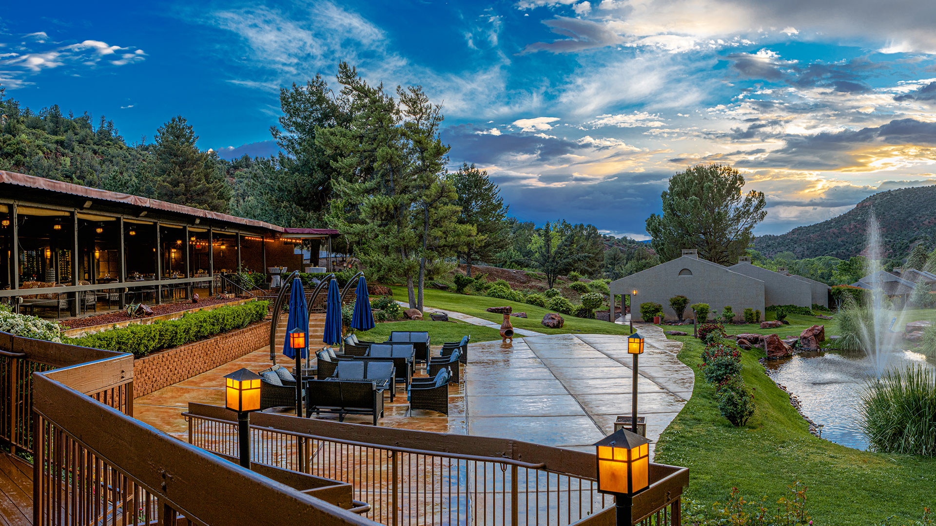 Lucida Desert Kitchen + Bar: beautiful professional venue atmosphere shot