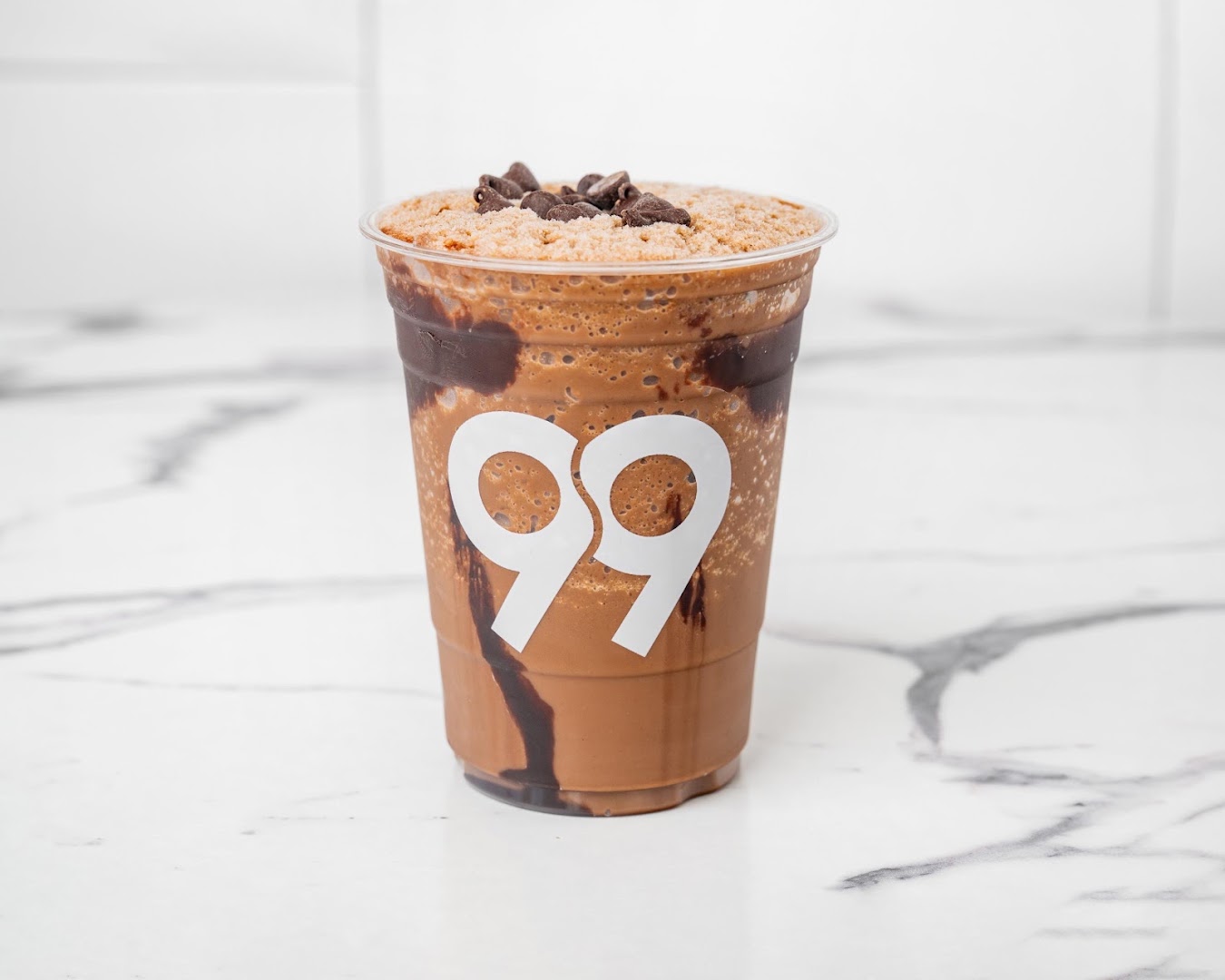 99 Cafe: professional product photo of drink