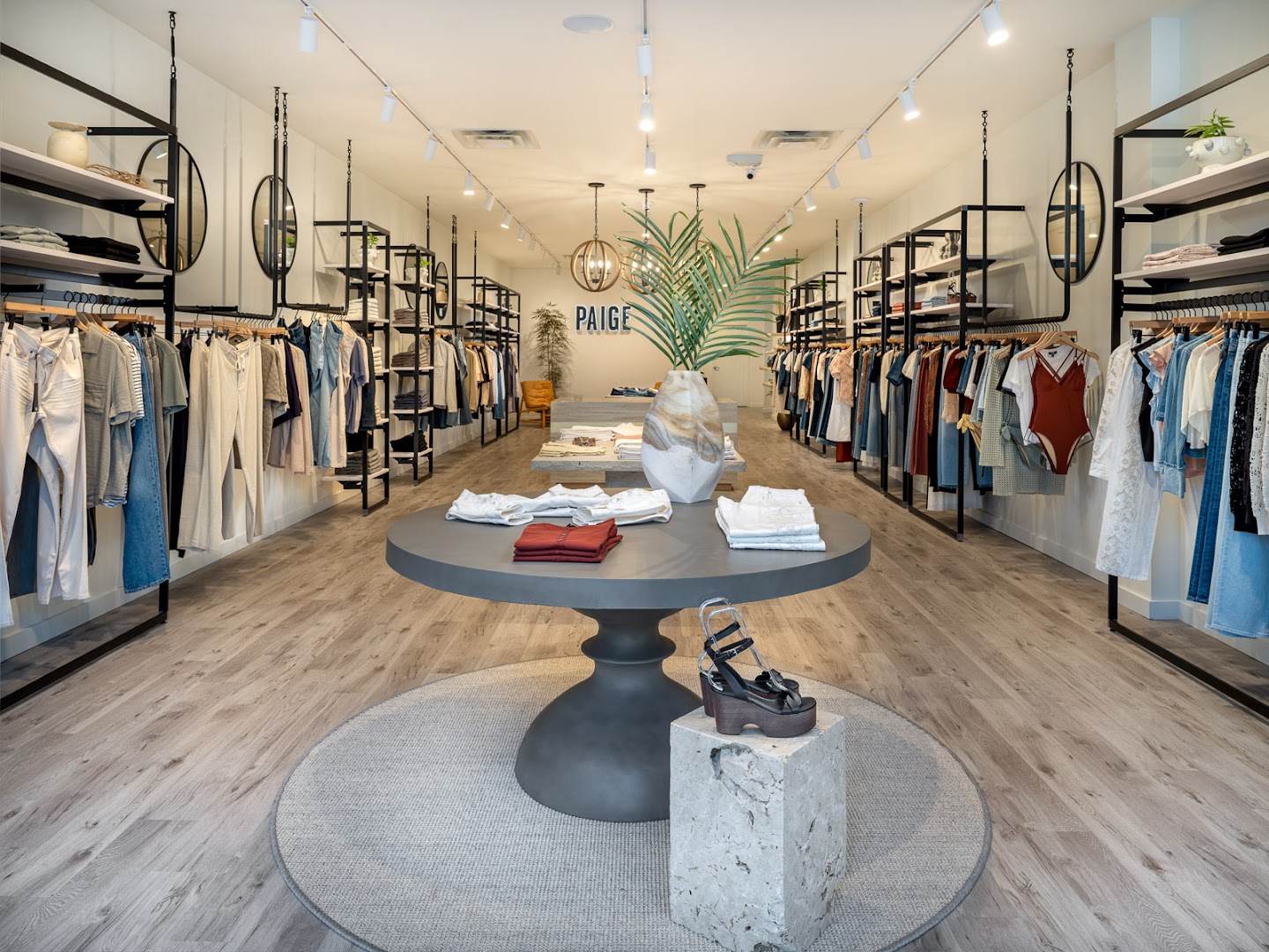 PAIGE: professional, clean, well-lit shop interior