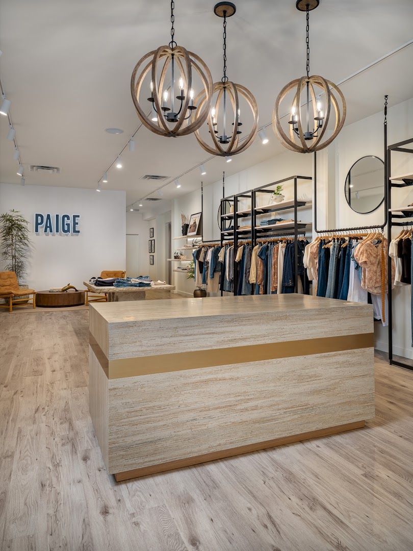PAIGE: professional, clear, inviting shop interior