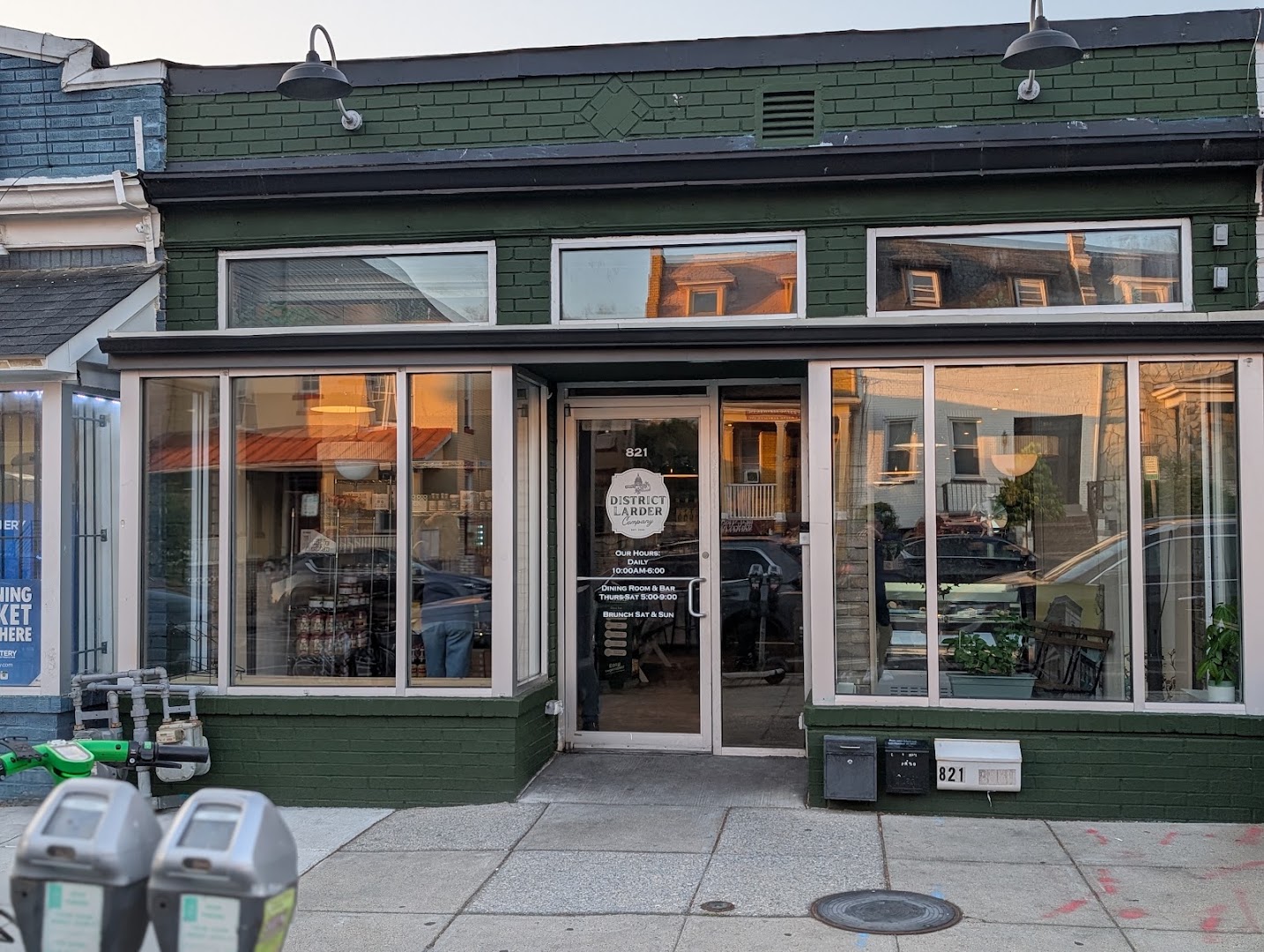 District Larder Co.: clear exterior shot of venue