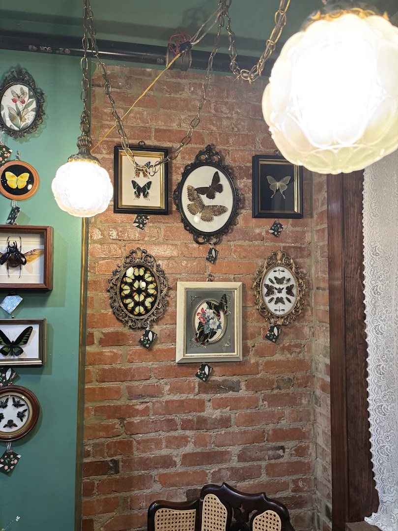 Garlic Girl Vintage: shop interior and products