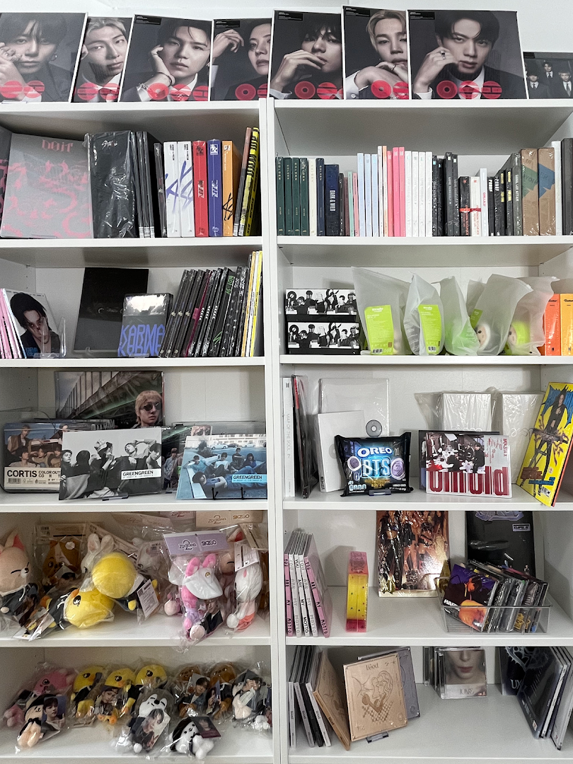 HOSŪ Korea: clear display of shop products