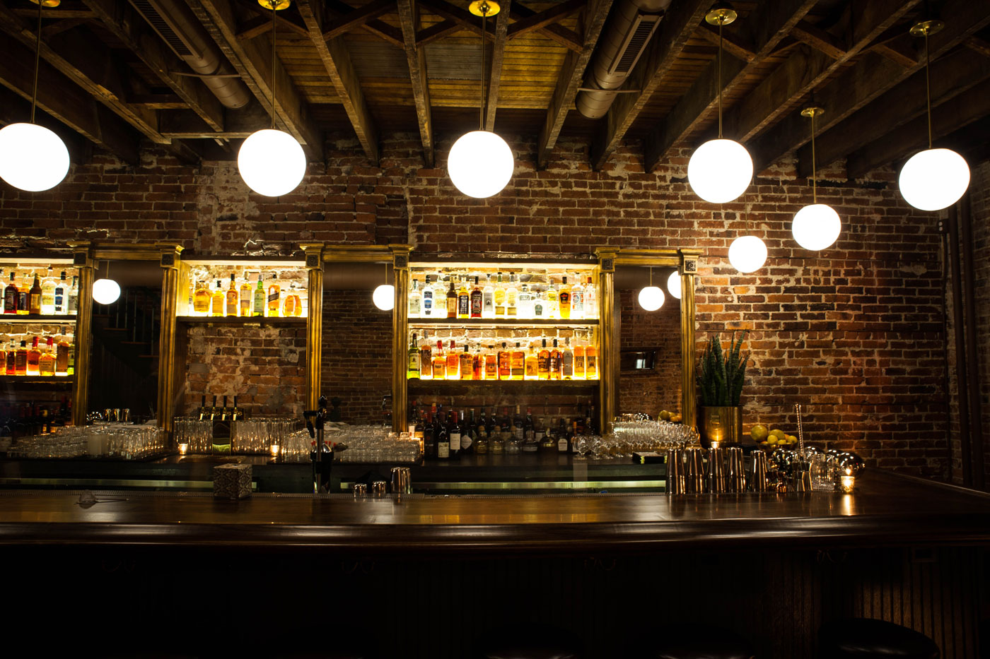 Hush Harbor: high quality, atmospheric bar interior