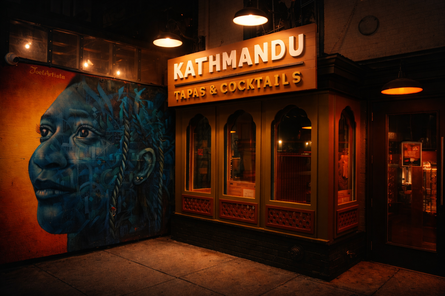 Kathmandu Tapas & Cocktails: professional and inviting exterior shot