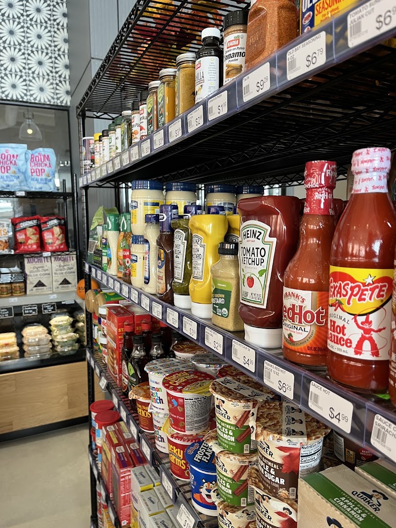 Marion Barry Avenue Market: clear display of market products