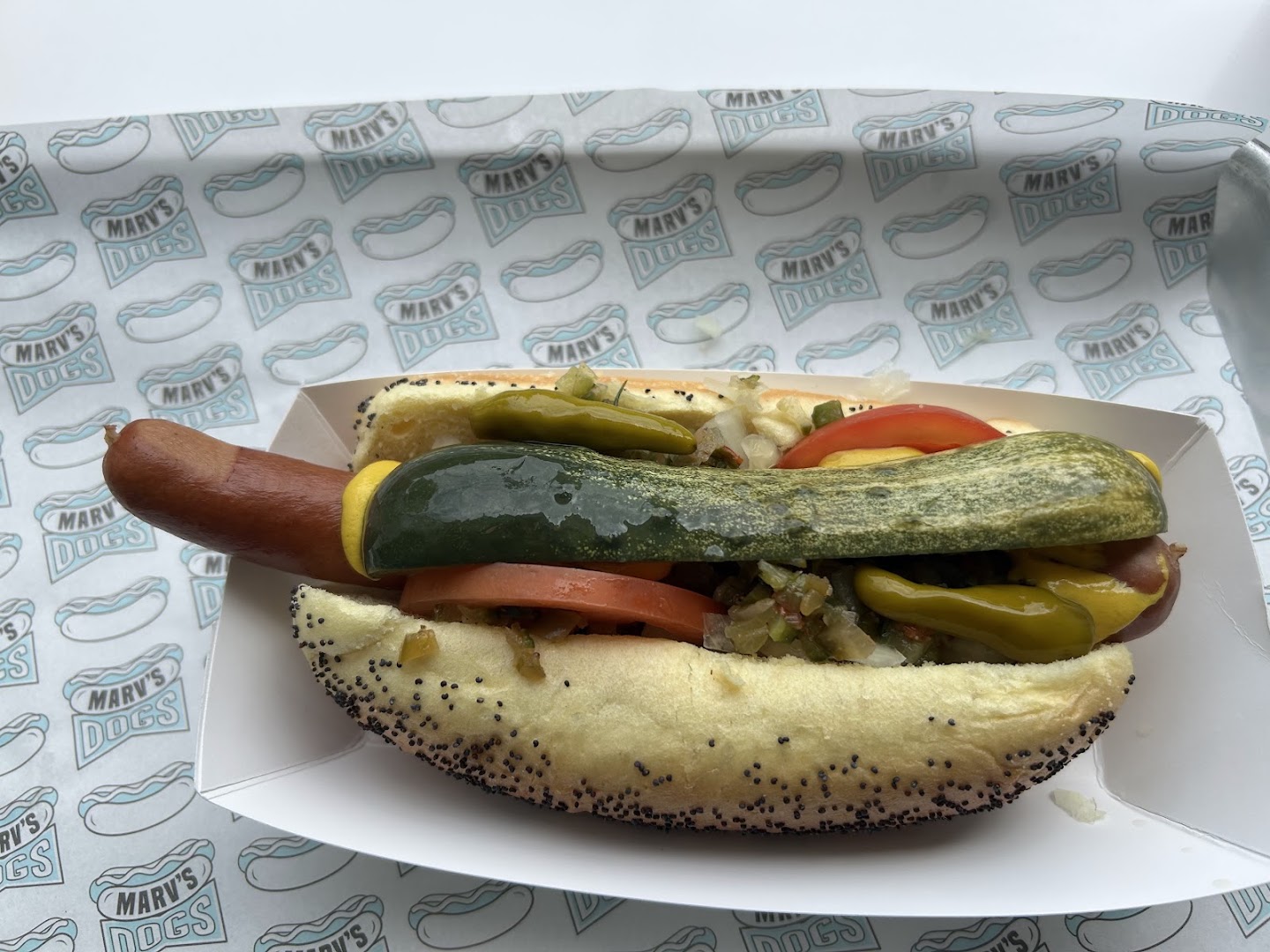Marv's Dogs: appetizing photo of restaurant food