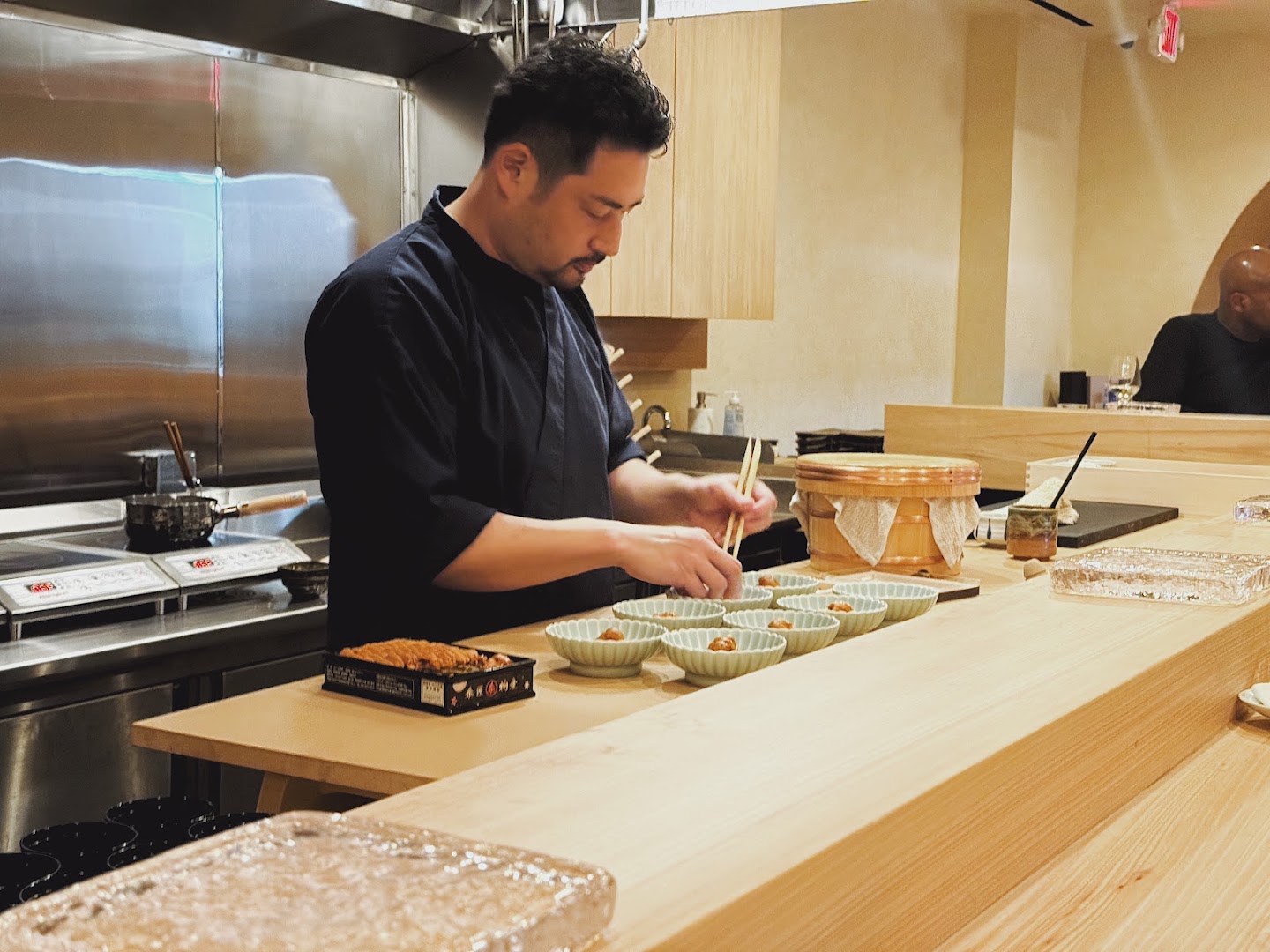 Omakase Room by Tadayoshi: professional chef preparing food