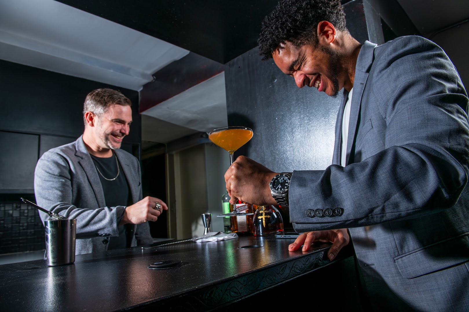 Press Club Cocktail Bar: professional photo showing bar atmosphere