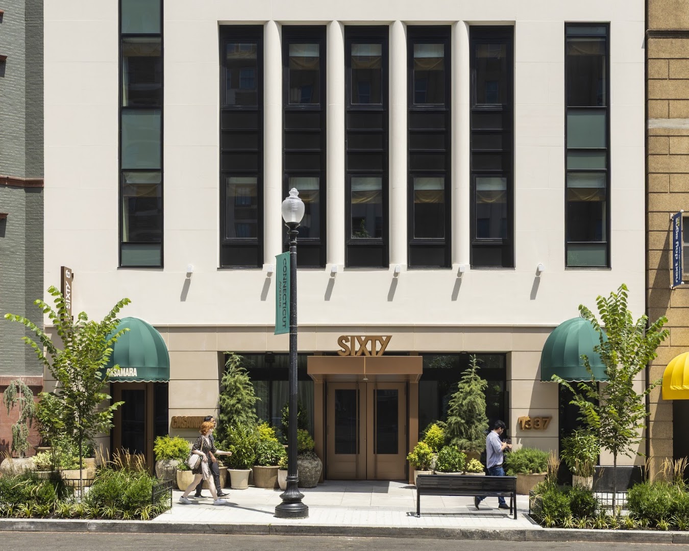 SIXTY DC: professional exterior shot of hotel