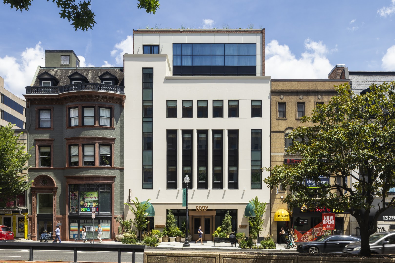 SIXTY DC: professional exterior shot of hotel