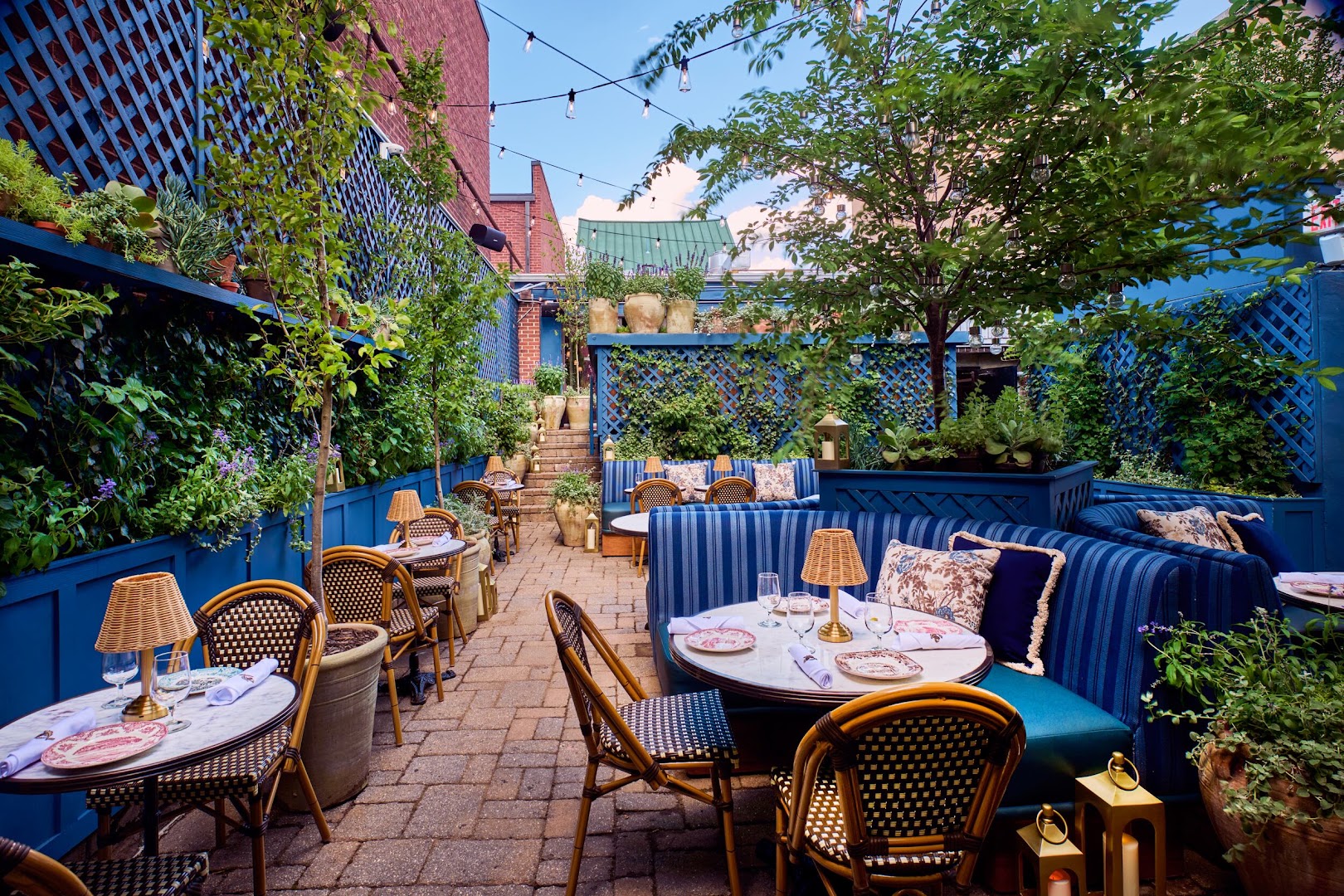 The Oak Room: beautiful, professional shot of terrace