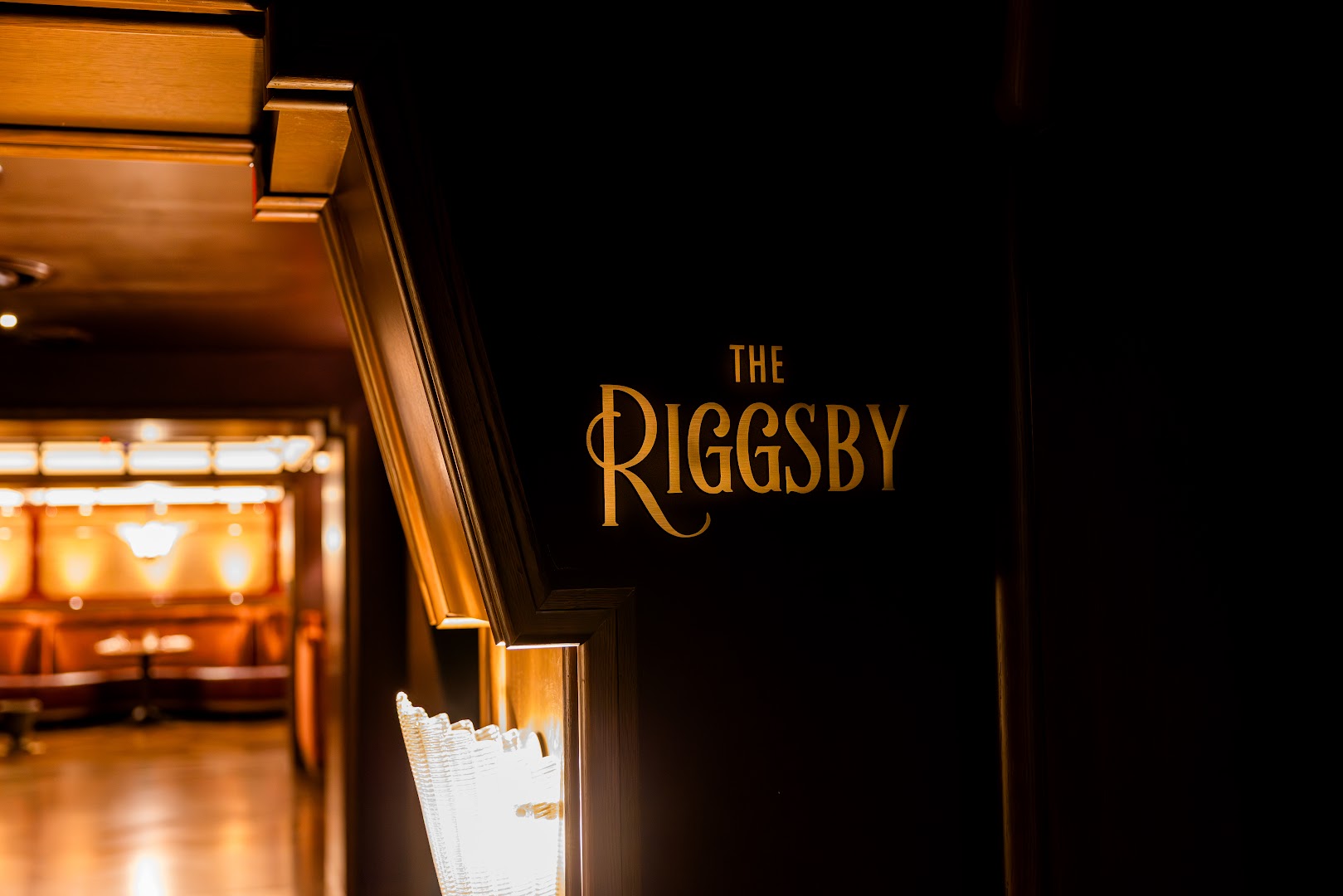 The Riggsby: professional interior shot with branding