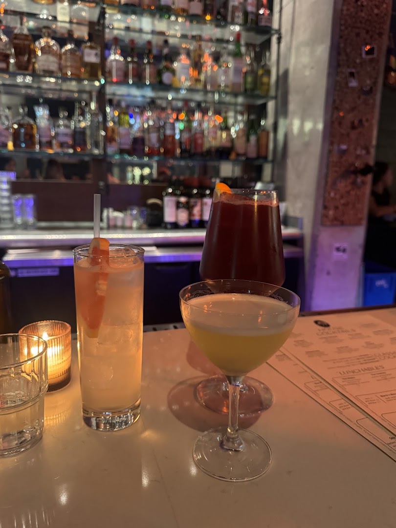 Ugly Duckling: appealing shot of bar drinks