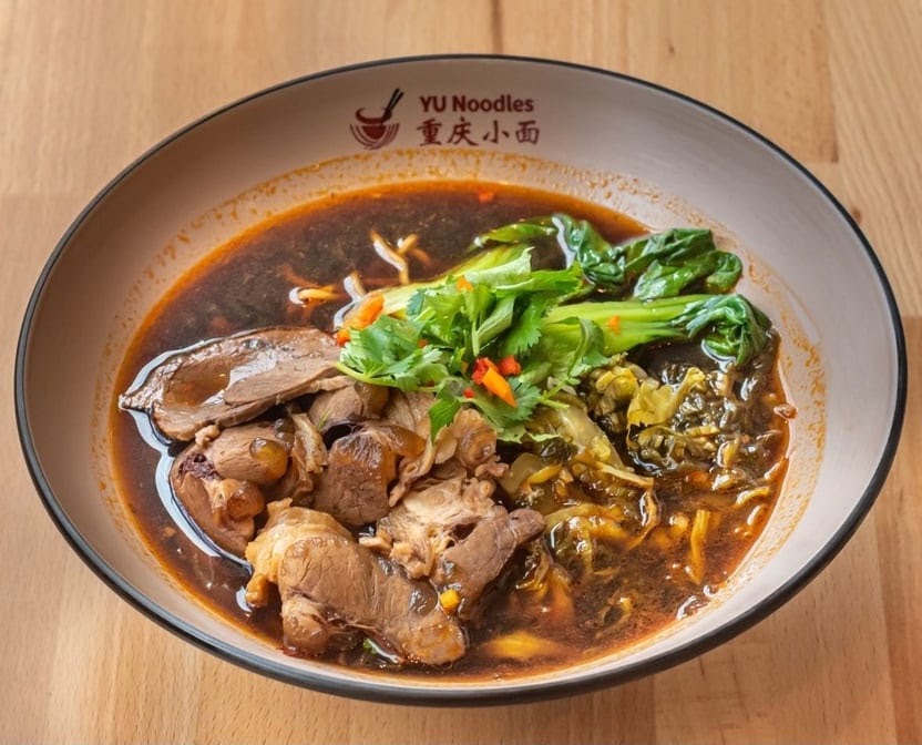 Yu Noodles: appetizing, high-quality food photography