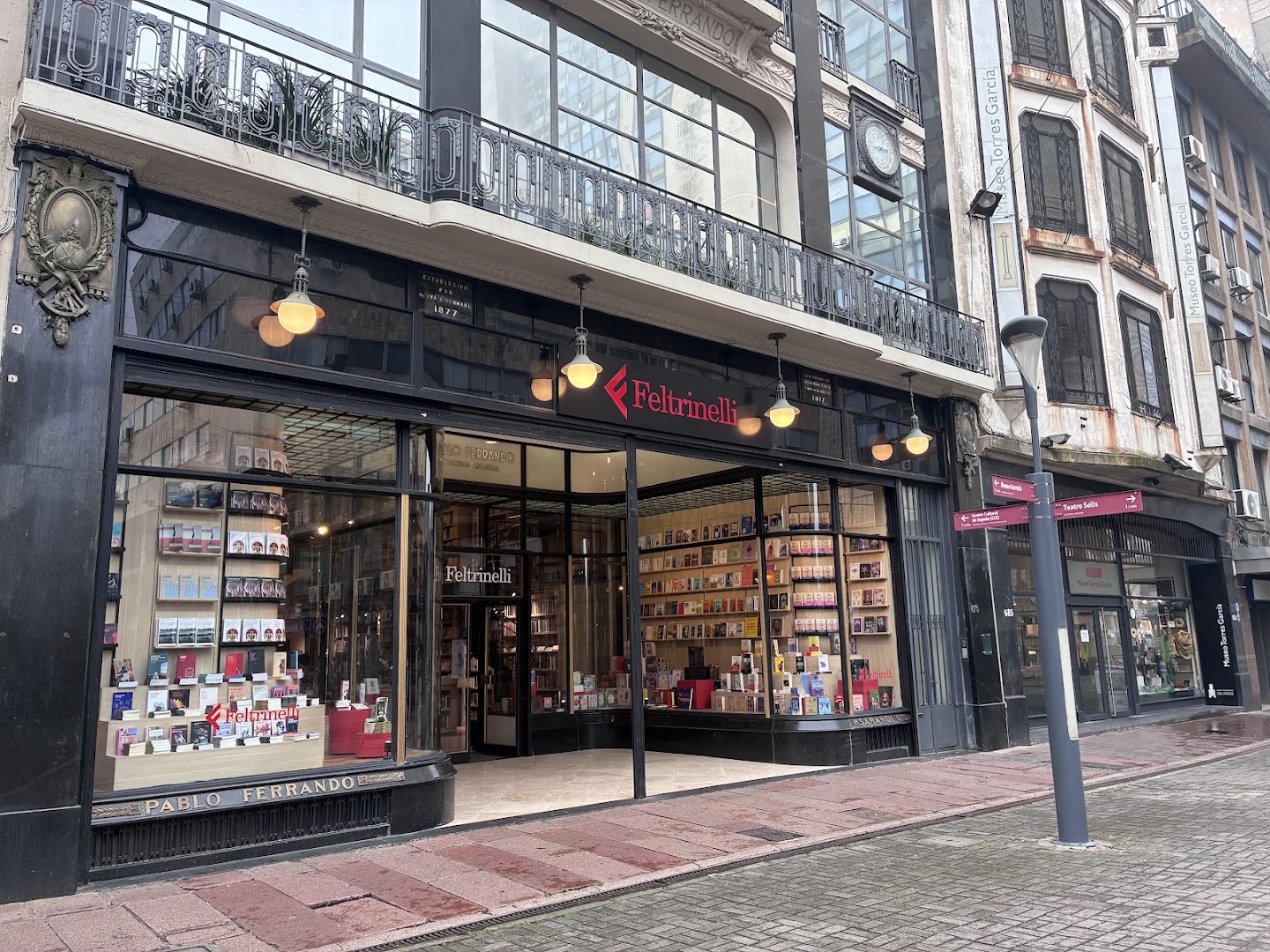 Feltrinelli: clear, professional exterior venue shot