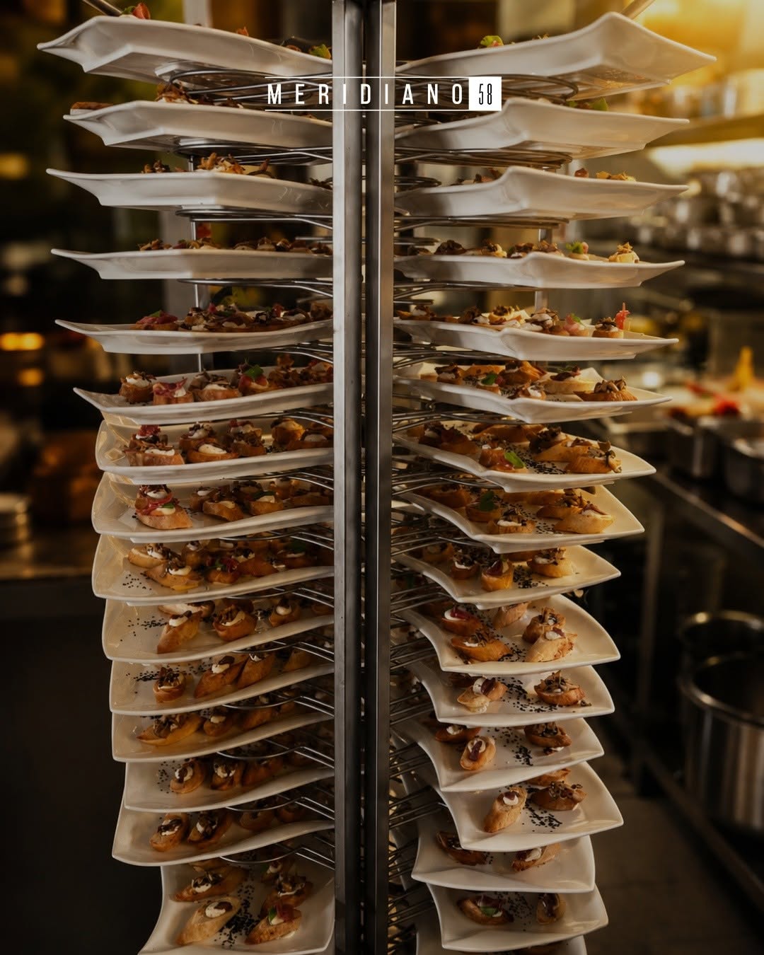 Meridiano 58: professional food display photo