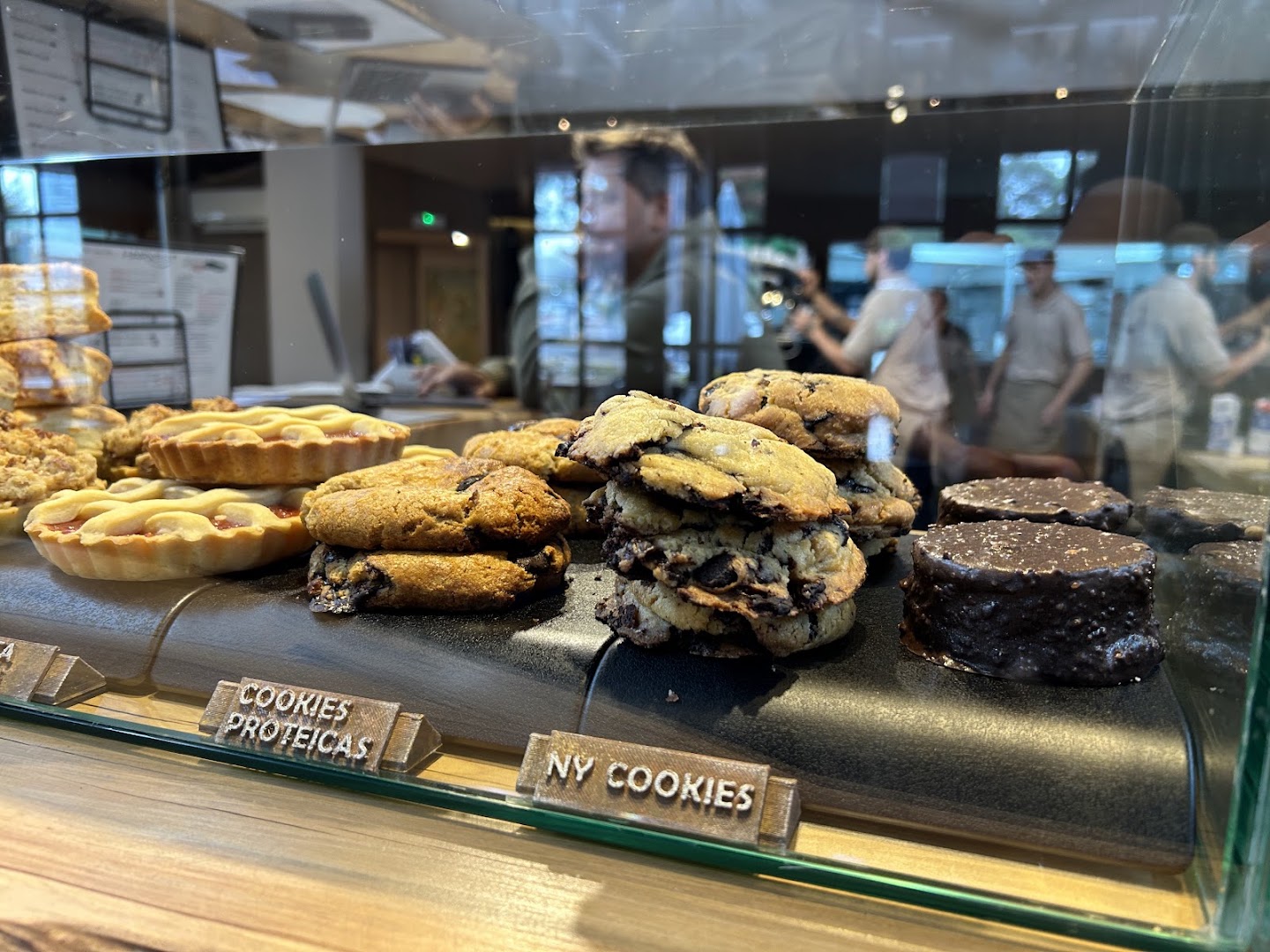 Harvest: appetizing display of fresh pastries