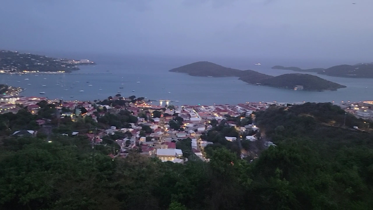 Sol at Mafolie Hotel: stunning view from the restaurant