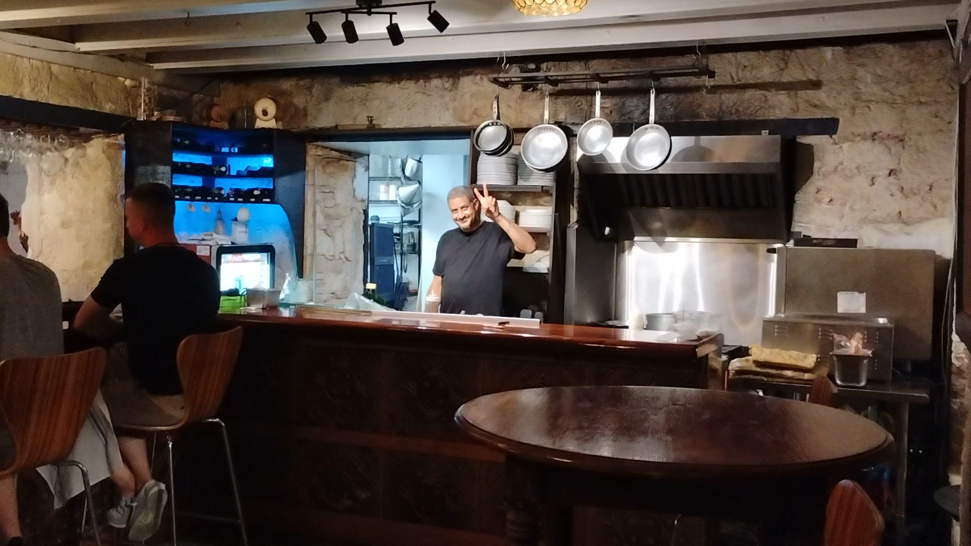 1756 Grotto: authentic restaurant atmosphere