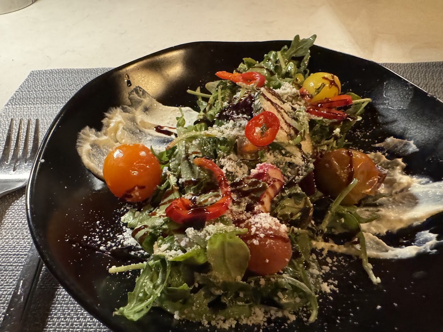 Aerial at The Saint: appetizing, high-quality food photography