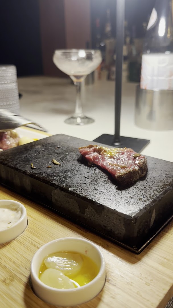Aerial at The Saint: appetizing food presentation