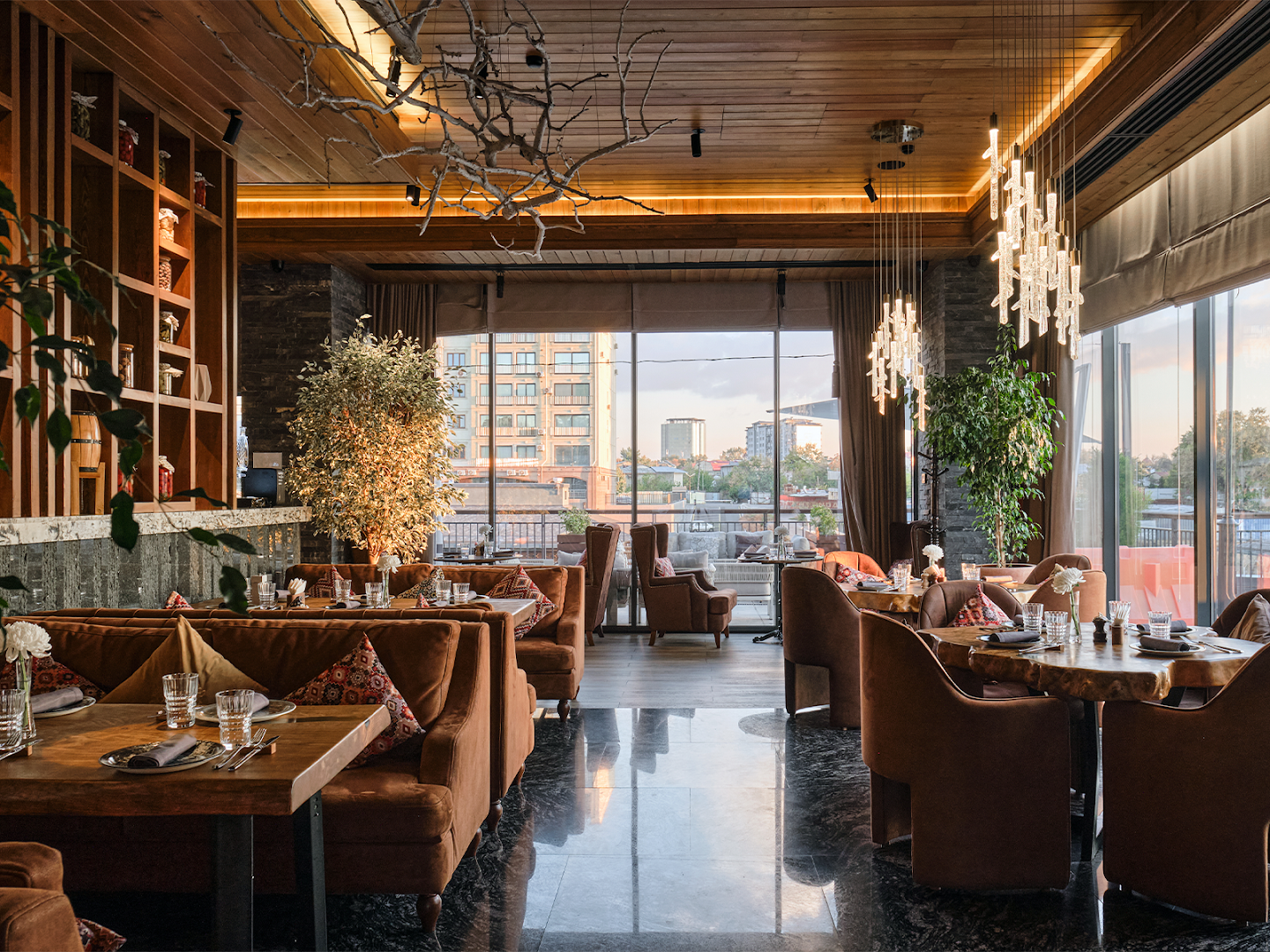 Chalet: professional interior shot of restaurant