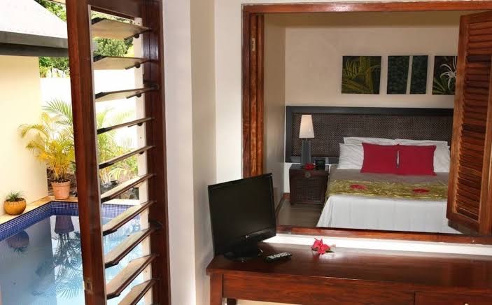 Mangoes Resort Restaurant: attractive resort room view