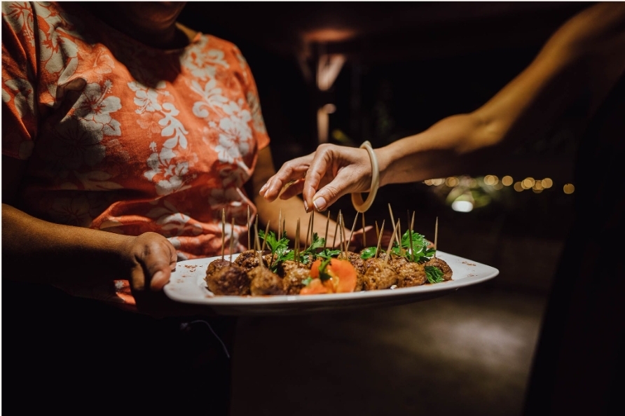 Stone Lounge: professional and appealing food presentation