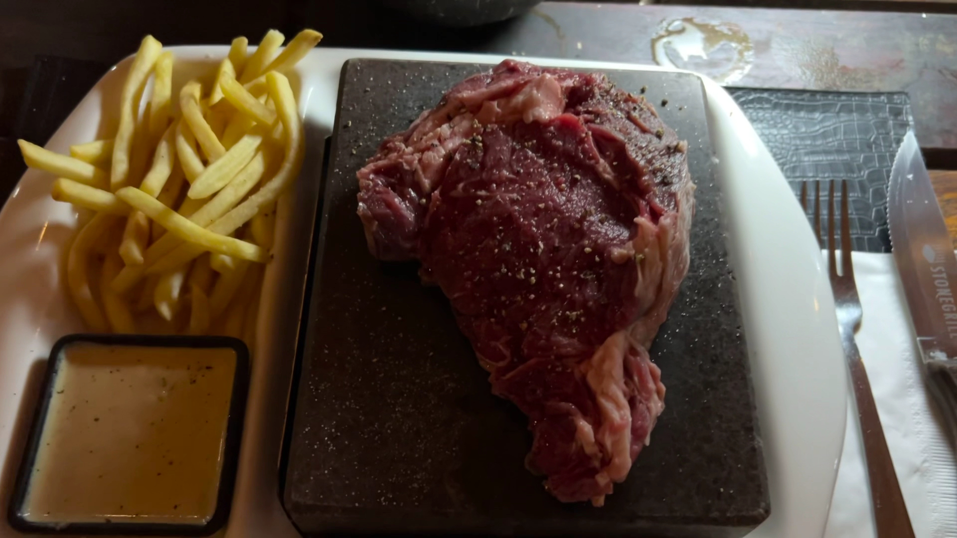The Stonegrill Restaurant: appetizing food presentation