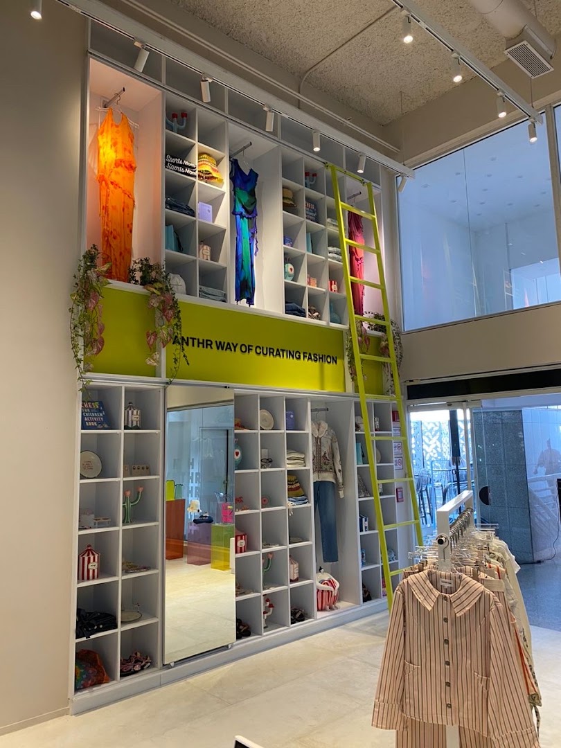 ANTHR Concept Store: attractive shop interior and display