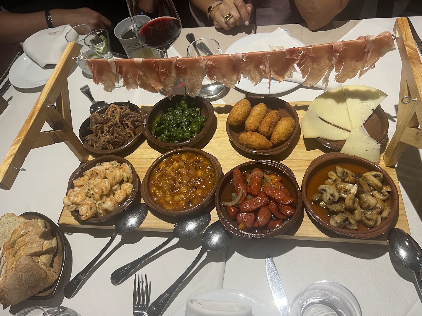 Casa España: appetizing display of restaurant food