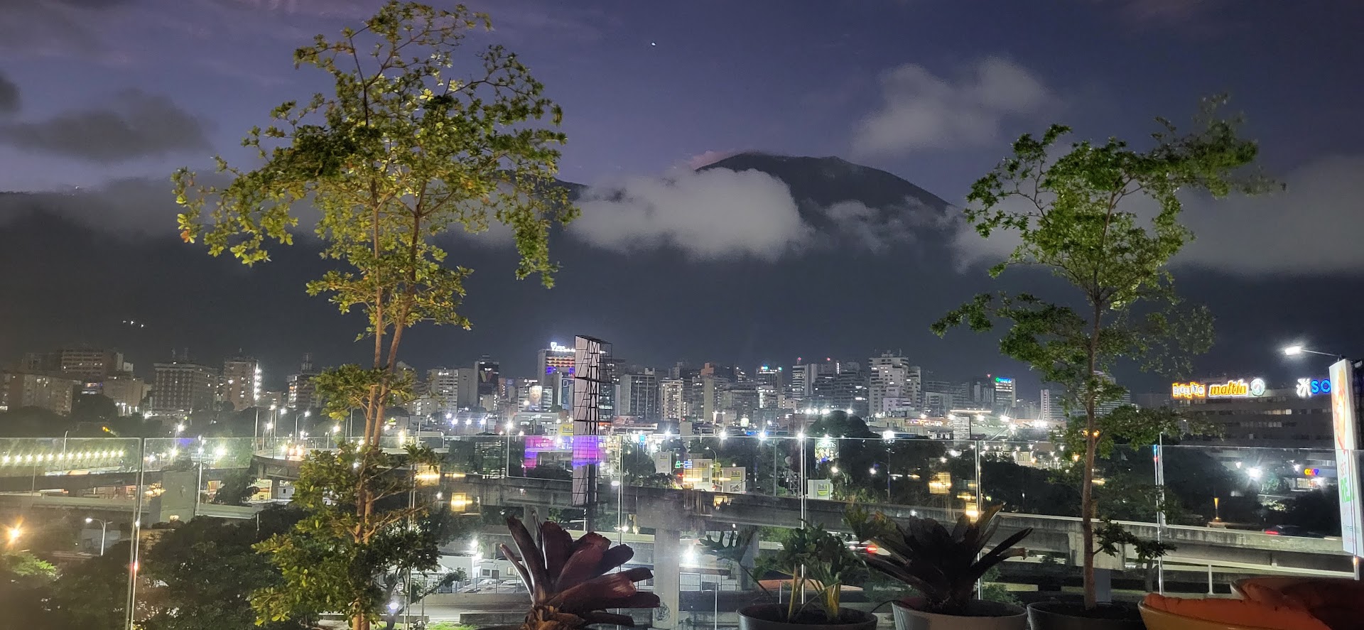 Miso: beautiful atmospheric restaurant terrace view