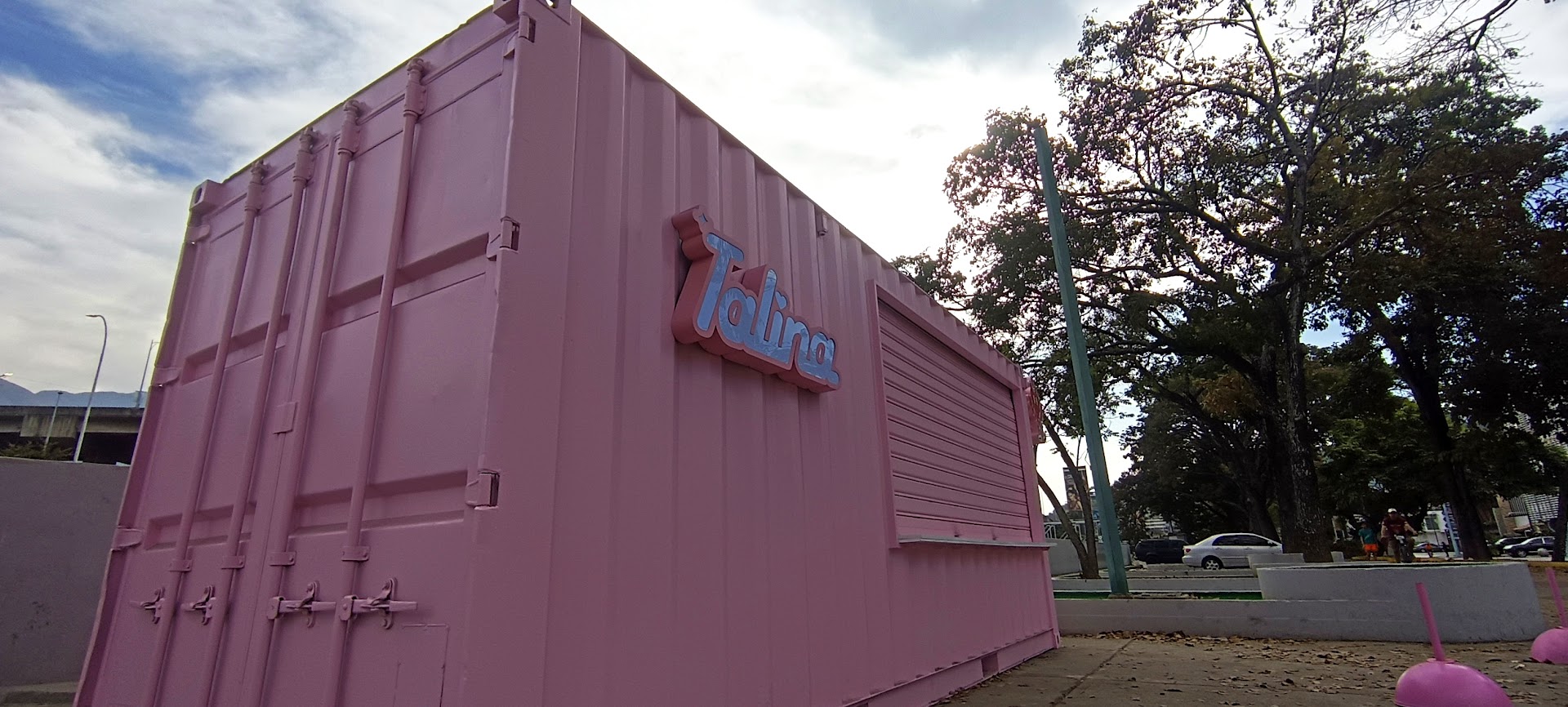 Talina: clear exterior shot of venue
