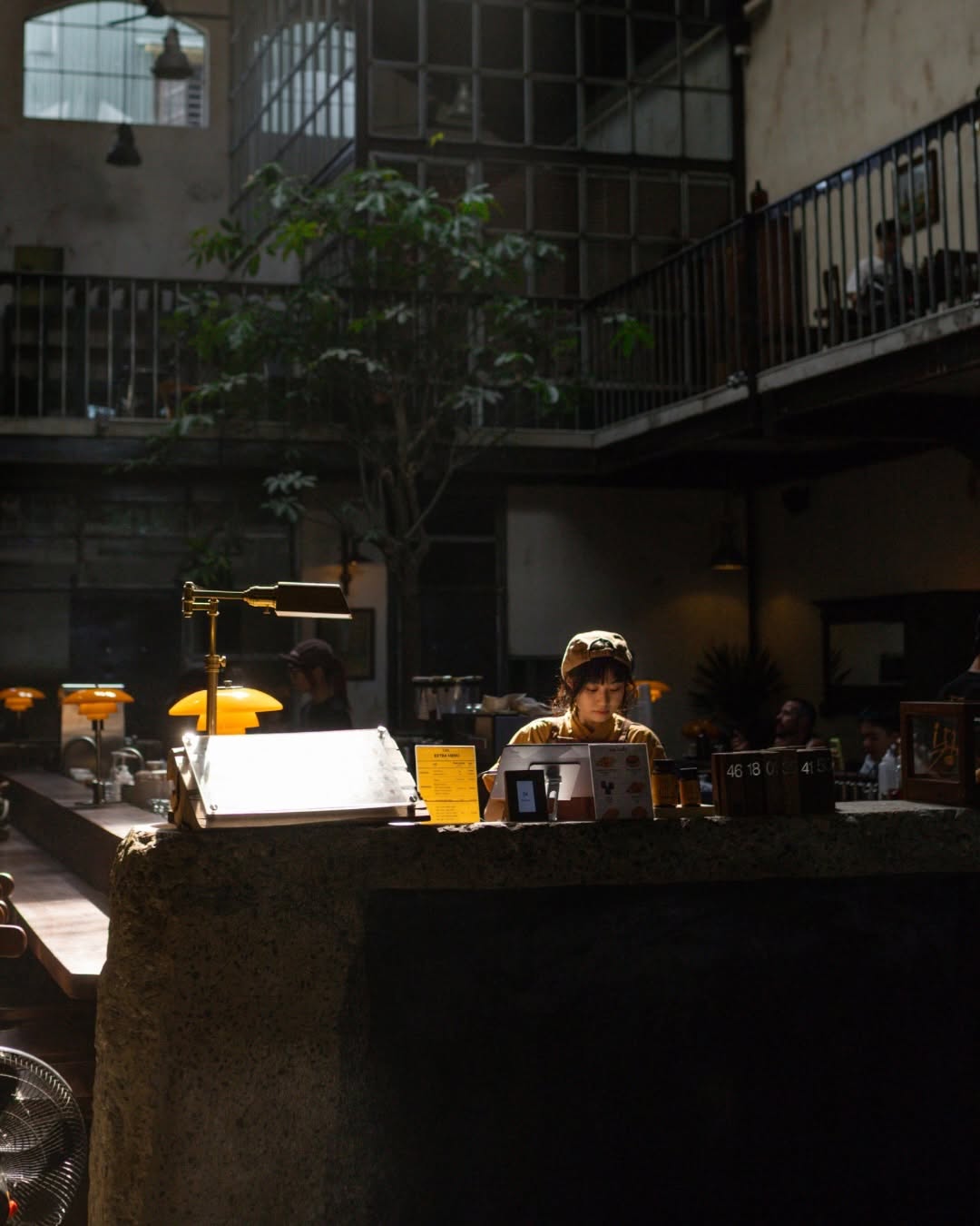 Chong: atmospheric shot of venue interior