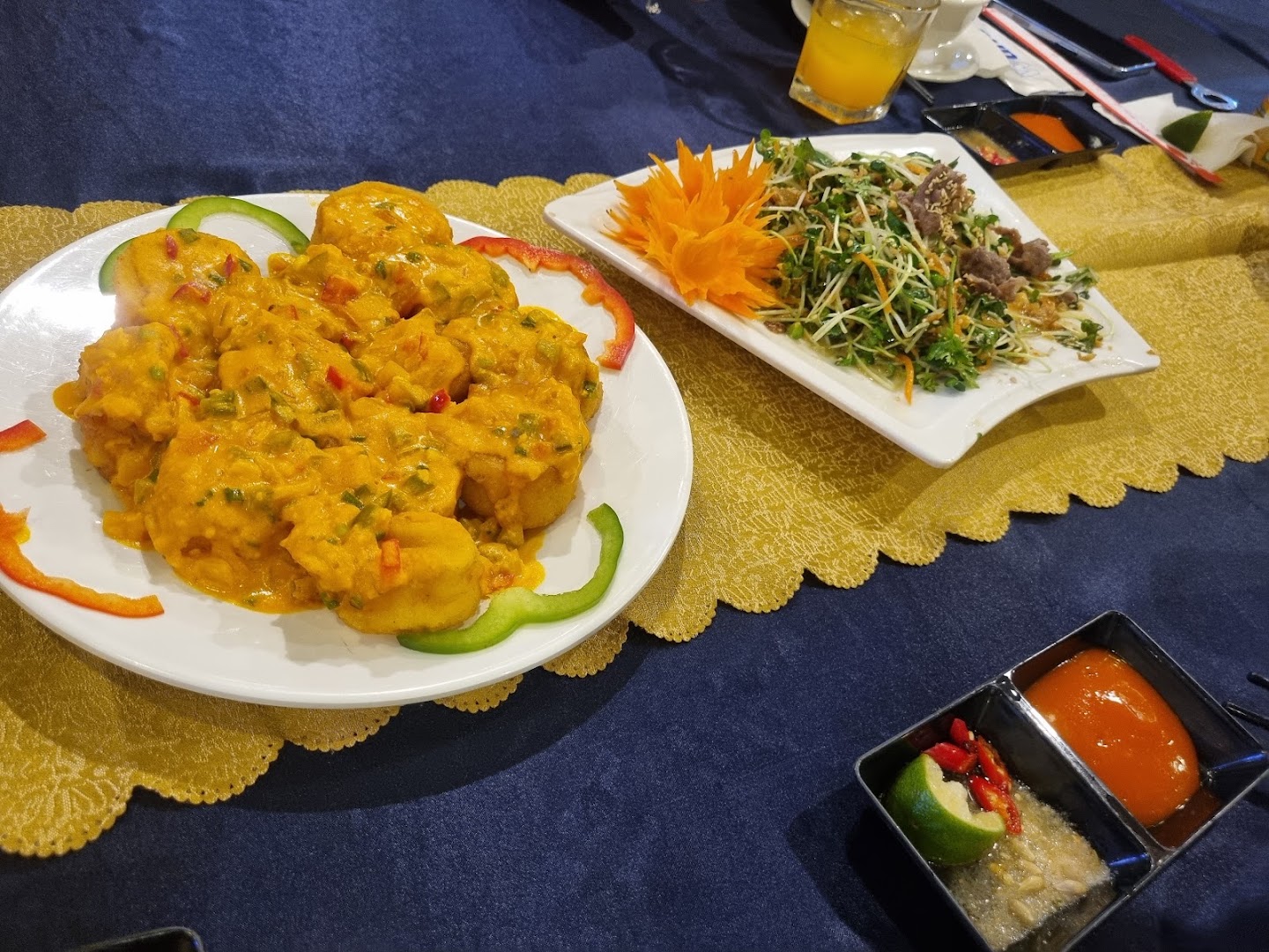 Nhà hàng Ngư Trường: appetizing food presentation