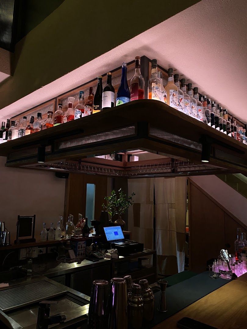 Himitsu House: atmospheric shot of bar interior