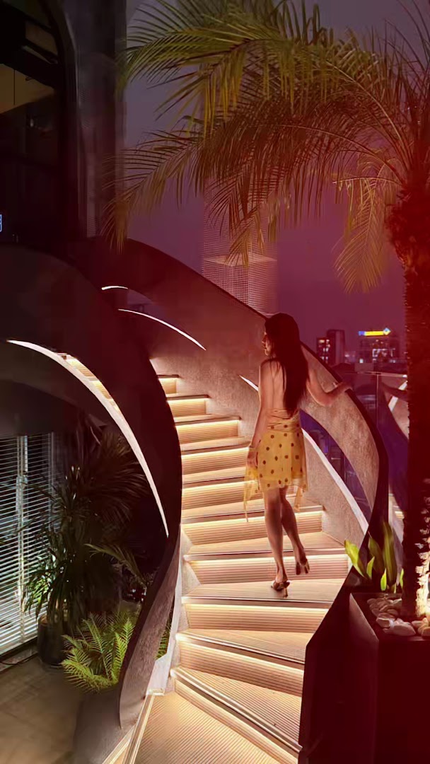 The Palm: attractive atmosphere and professional lighting