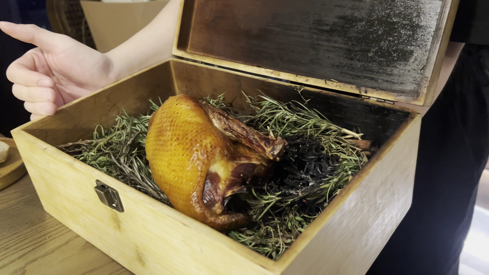 The Palm: appetizing presentation of restaurant dish