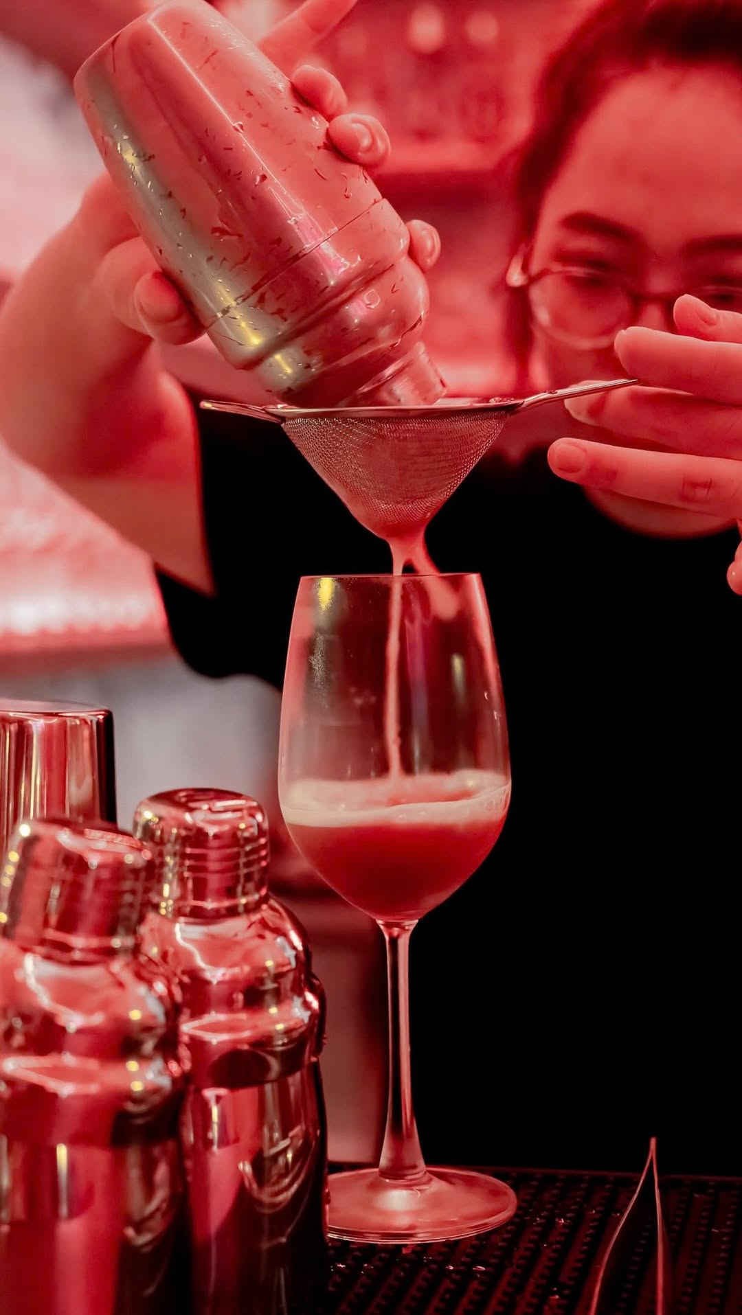 Thirty 59: professional shot of cocktail preparation