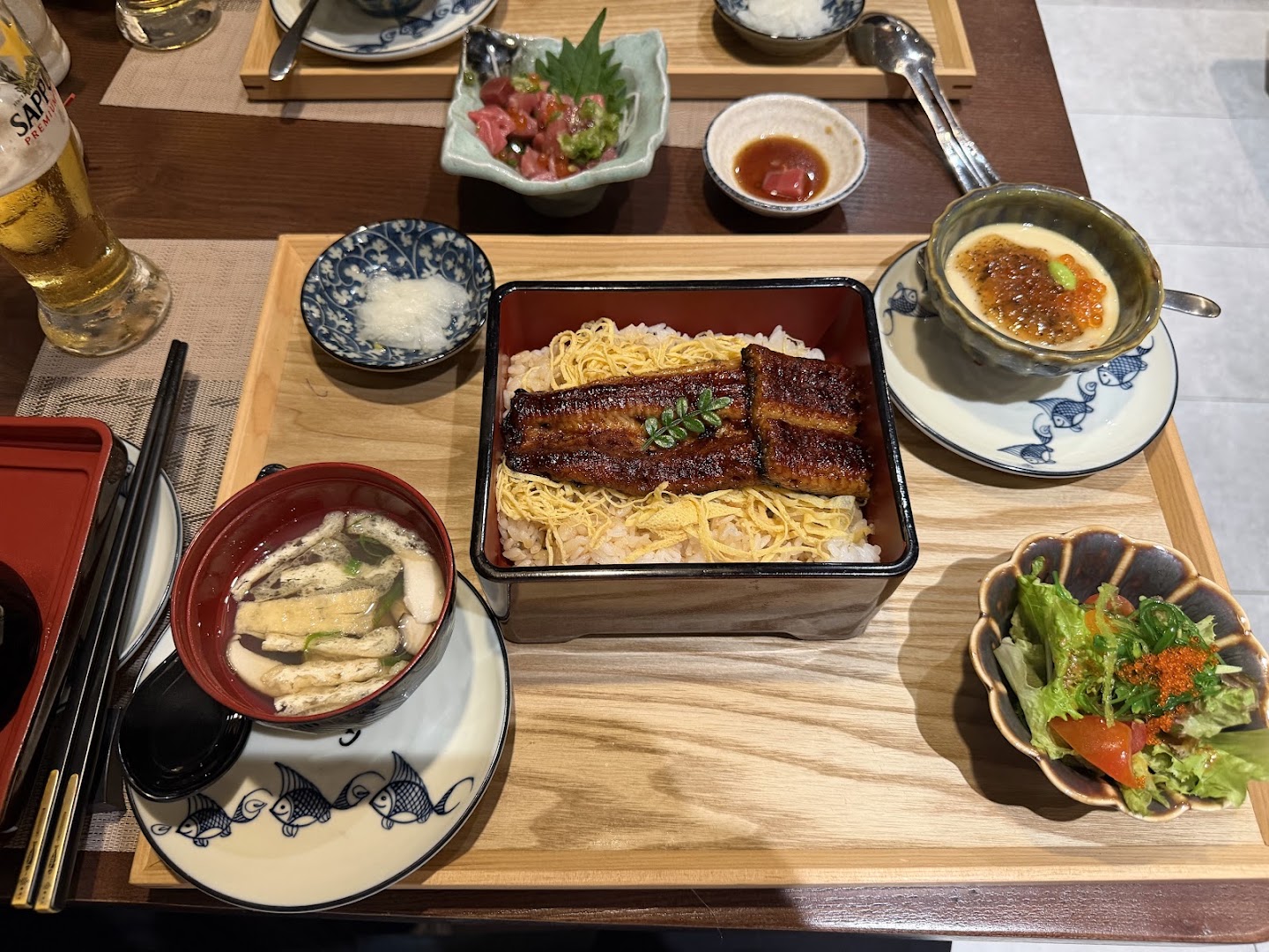 Unagi Station: appetizing, high-quality food presentation