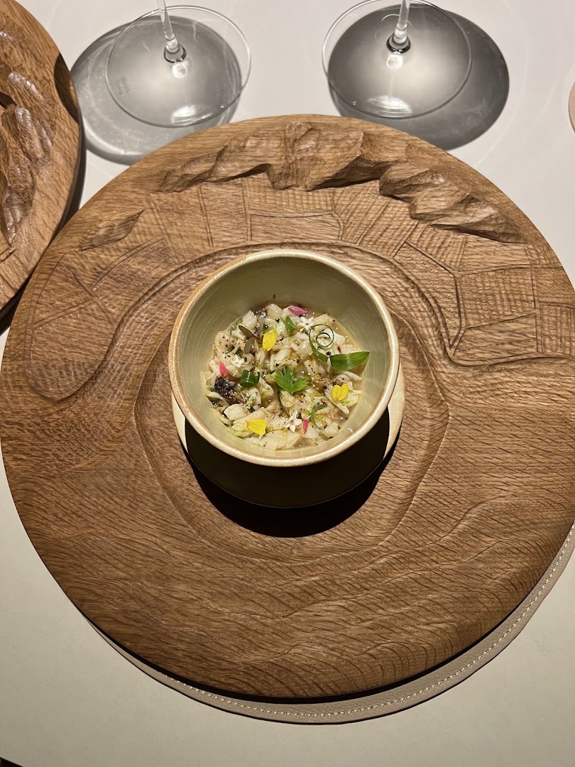 Upstairs: high quality food presentation photo