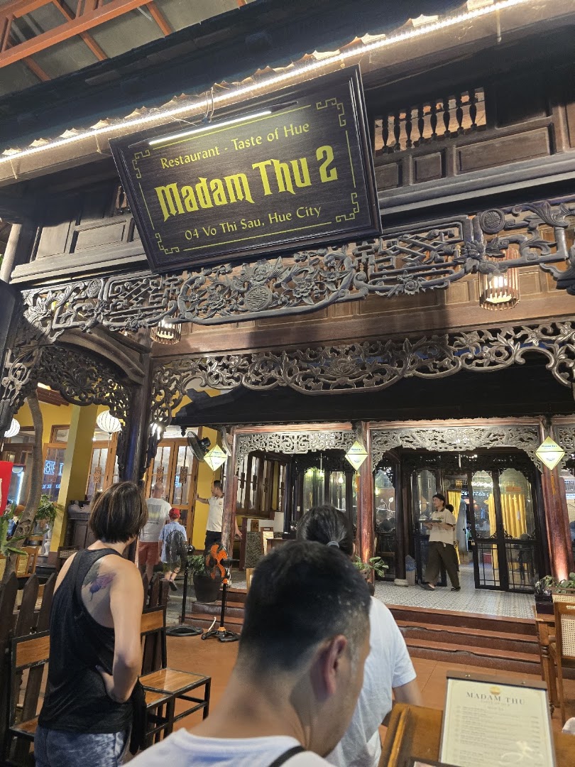 Madam Thu: clear shot of restaurant exterior