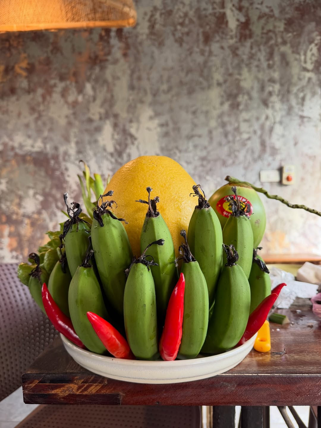 Sisterfields Ninh Binh: appealing fresh fruit display