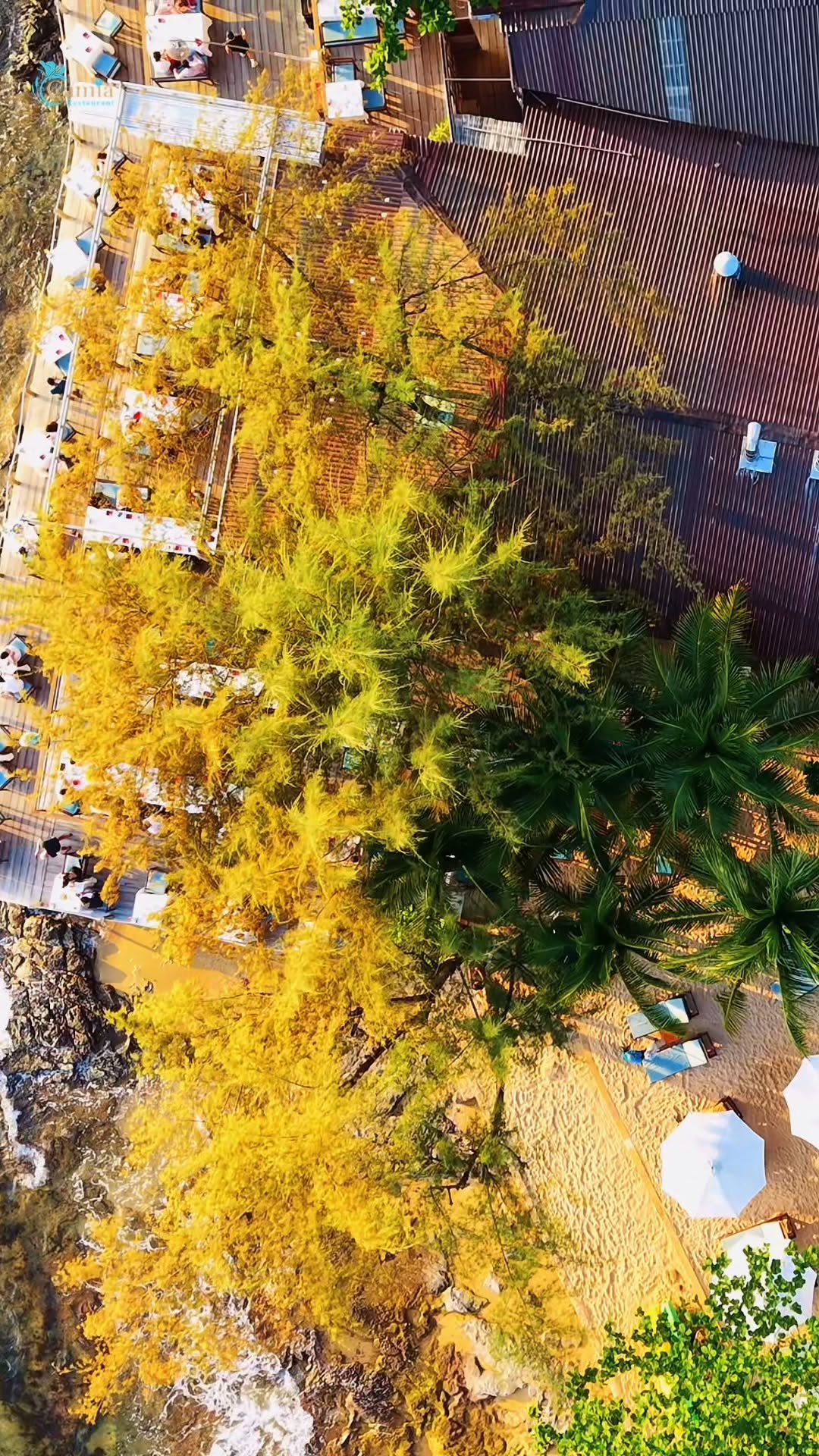 Camia Restaurant: beautiful aerial view of venue