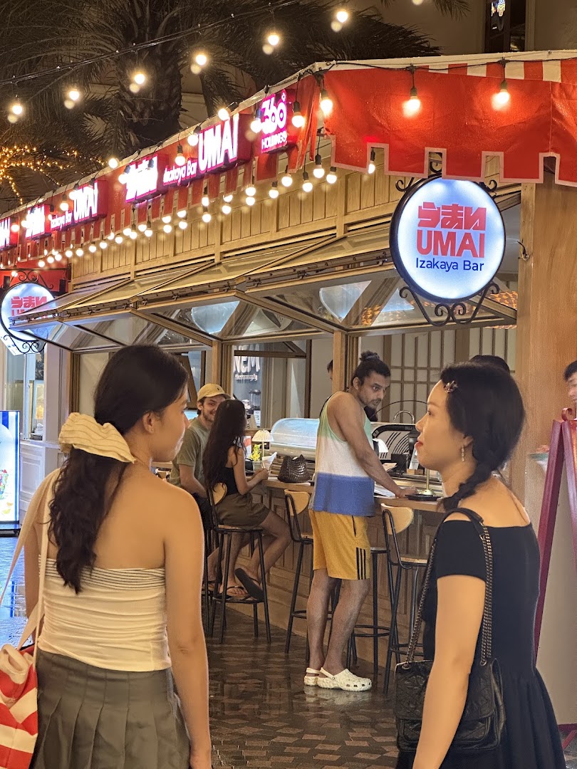 Umai: inviting atmosphere showing venue exterior