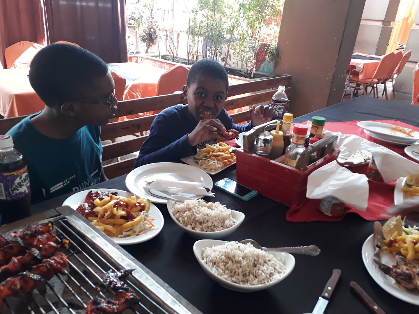 Kasak's Shokas: customers enjoying the food