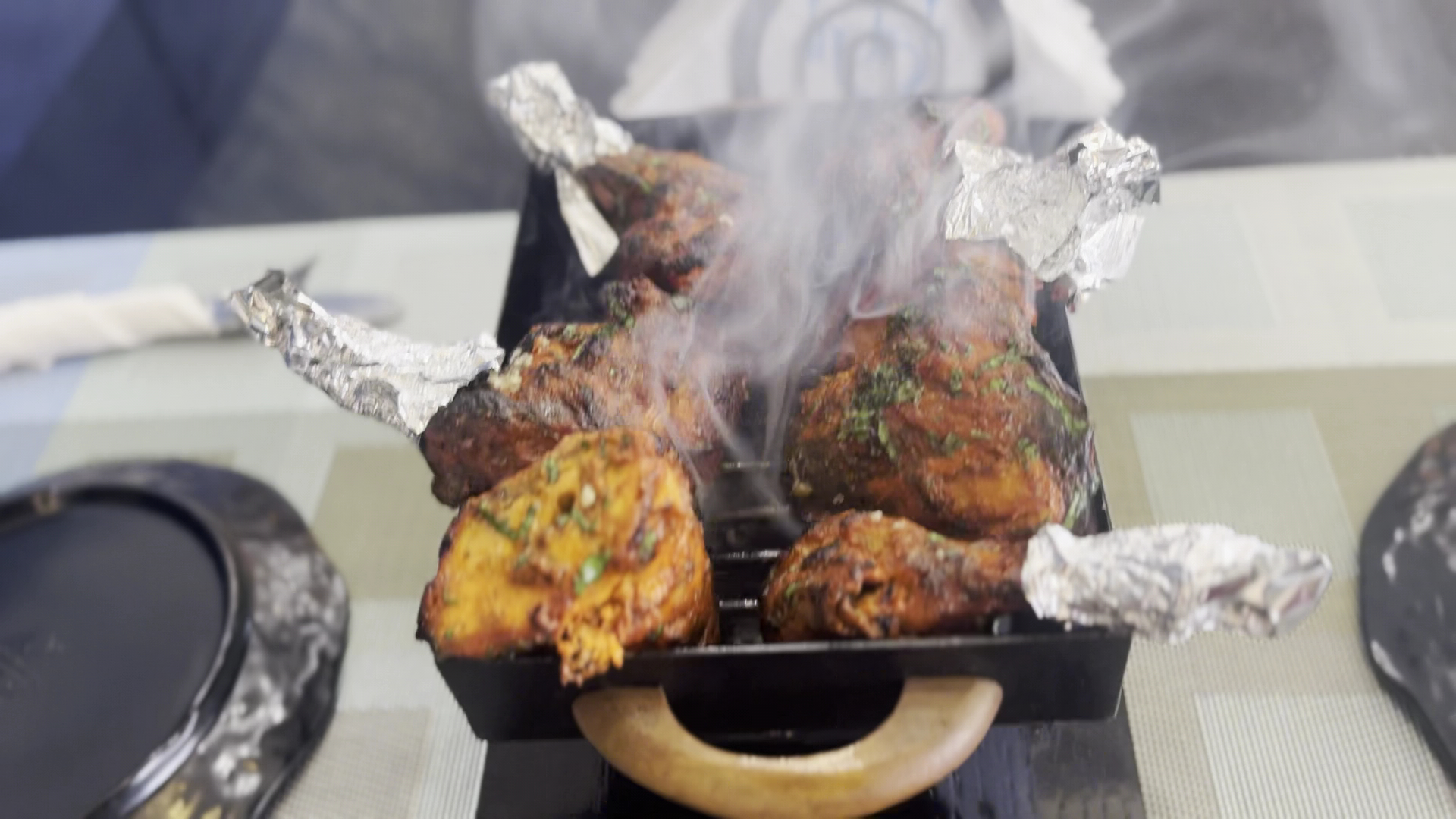 Indish Fusion Foods & Cocktails: appetizing photo of served food