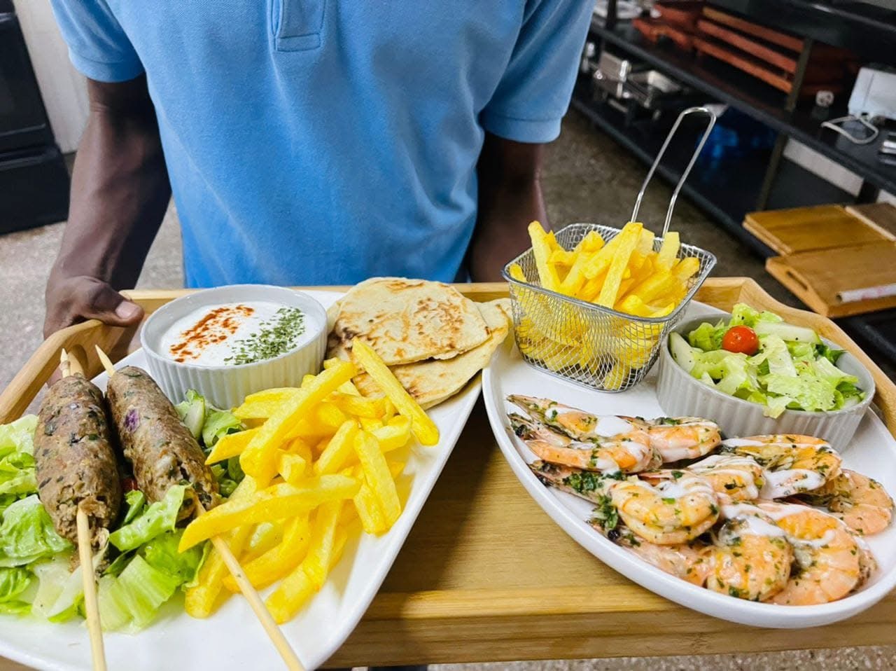 Serene Gardens Kitwe: appetizing food presentation