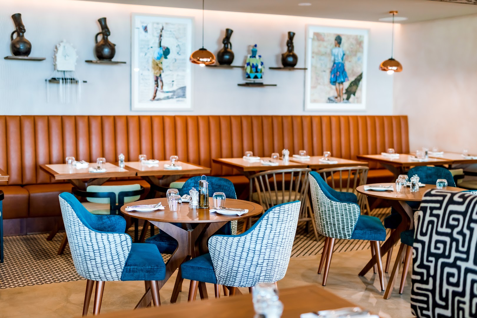 Kuomboka Restaurant: professional interior shot of restaurant
